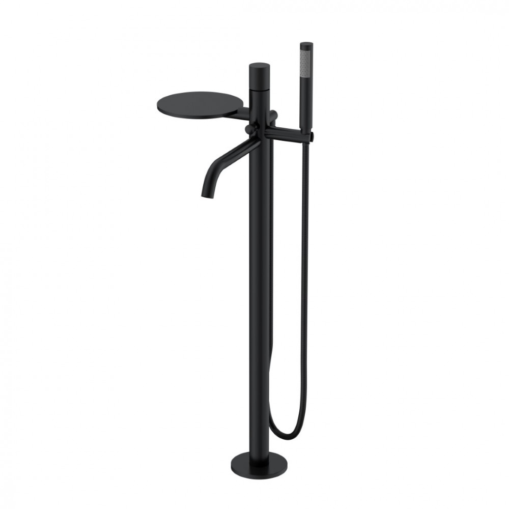 Смеситель STICK напольный BLACK SPIRALE