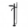 Смеситель STICK напольный BLACK SPIRALE