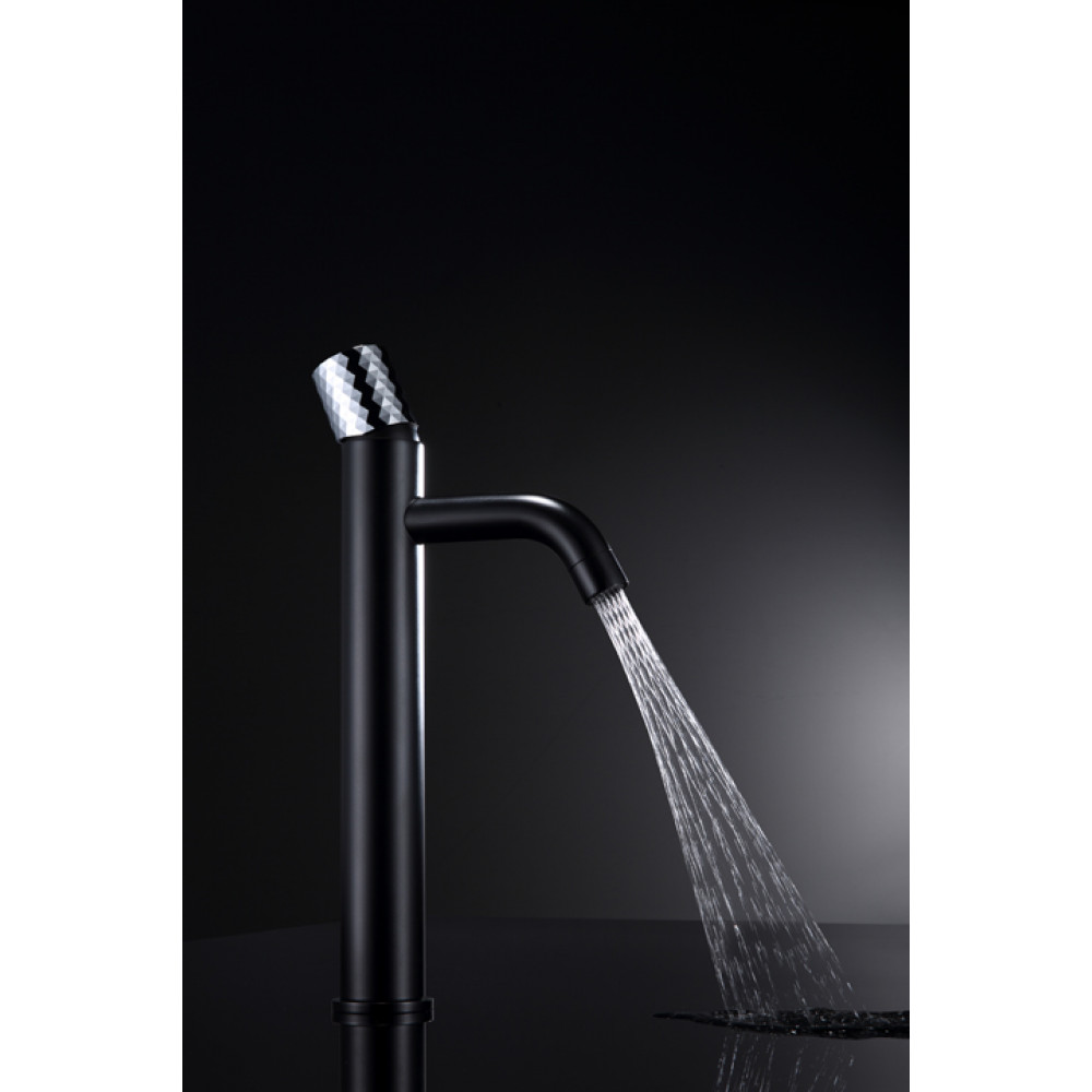 Смеситель STICK для умыв. выс. BLACK DIAMOND CHROME_Комплект