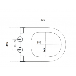 Крышка для унитаза Avva, soft-close Белый матовый