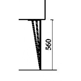 Ножки LUCIDO высокие хром пара
