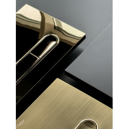 Кнопка для инсталляции, пластик, GOLD, для инсталляций GEBERIT