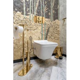 Кнопка для инсталляции, латунь, CHROMO