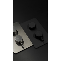 Смеситель встроенный с термостатом 3-х проходной GUN METAL