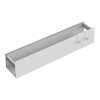 Полка настенная 60см White + 2 крючка