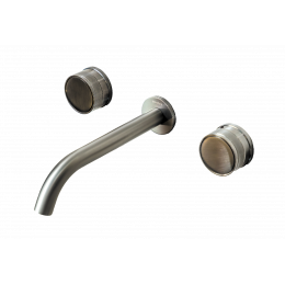 Смеситель из стены PRESTIGE на 3 отв. GUN METAL