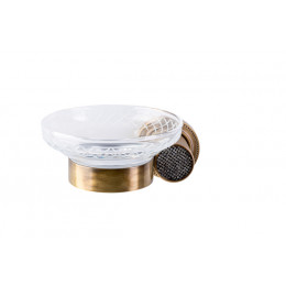 Мыльница настенная ROYALE CRISTAL BALCK BR