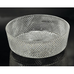 Раковина чаша круглая хрустальная 39*12см