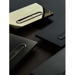 Кнопка для инсталляции, пластик, BLACK, для инсталляций GEBERIT 300-серия