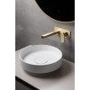 Раковина накладная Corian 400*130 Matt White
