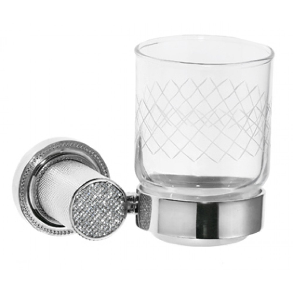 Стакан настенный ROYALE CRISTAL ХРОМ