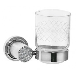 Стакан настенный ROYALE CRISTAL ХРОМ