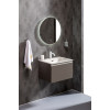 Тумба без раковины Vallessi 60*46см Антрацит глянец, 1 полка