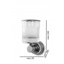 Стакан настенный AURA Gold