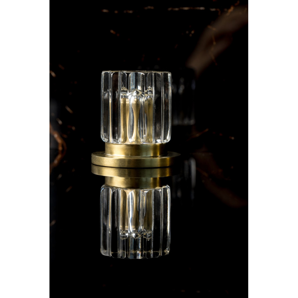 Смеситель на столешницу ELEGANTE на 3 отв. MAT GOLD