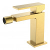 Смеситель для биде Qubic Matt Gold