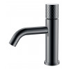 Смеситель STICK для умыв. низ. Shine Gun Metal низкий с ручкой DIAMOND
