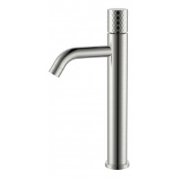 Смеситель STICK для умыв. выс. Nikel Brush высокий с ручкой DIAMOND