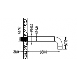 Излив FUSION Bronze