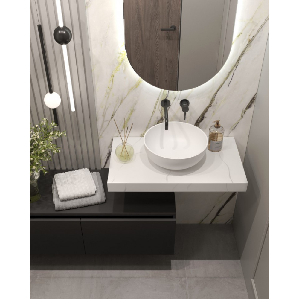 Столешница прямая FLAT CALACATTA 810*460*70