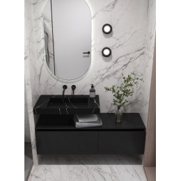 Столешница моноблок FLAT NERO MARQUINA (810*452*80)