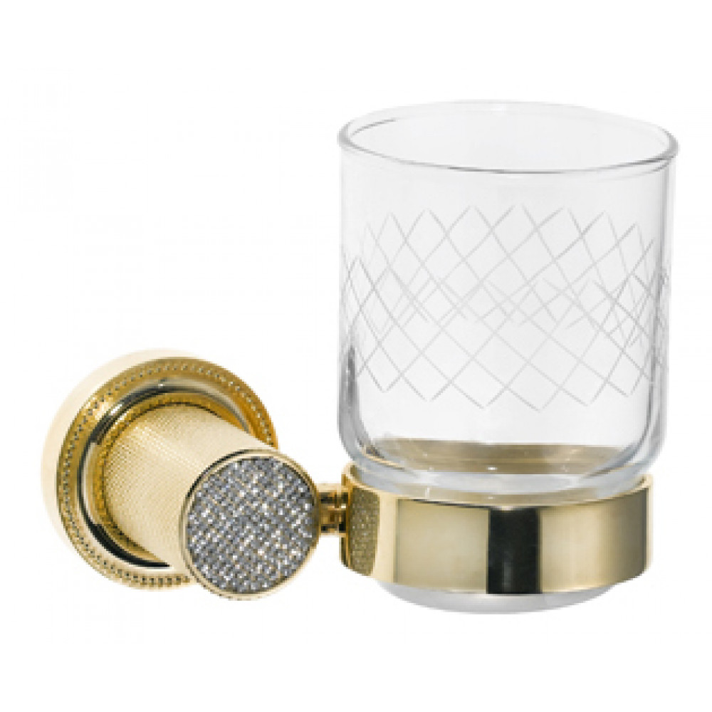 Стакан настенный ROYALE CRISTAL GOLD