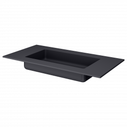 QUATRO 100 раковина-моноблок ANTHRACITE