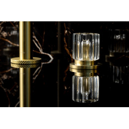 Смеситель на столешницу ELEGANTE на 3 отв. MAT GOLD