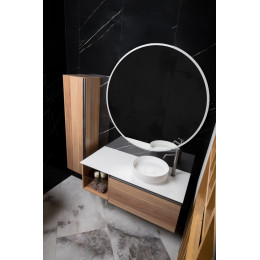 Раковина накладная Corian 400*130 Matt White