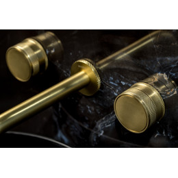 Смеситель из стены PRESTIGE на 3 отв. MAT GOLD