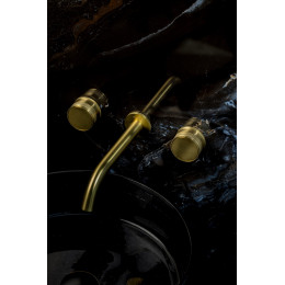 Смеситель из стены PRESTIGE на 3 отв. MAT GOLD