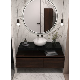 Столешница прямая FLAT NERO MARQUINA 1210*460*70