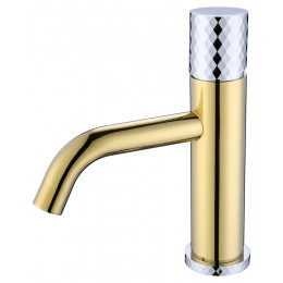 Смеситель STICK для умыв. низ. GOLD DIAMOND CHROME_Комплект