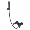 Смеситель для ванны с душем Qubic Matt Black