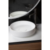 Раковина накладная Corian 400*130 Matt White