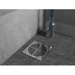 Душевой трап SMART DESIGN 15x15 cm, нерж.сталь ХРОМ