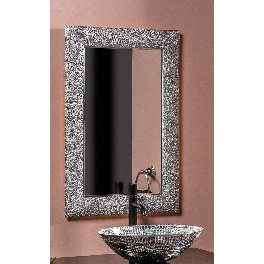 Зеркало AURA 60*90 серебро, с подсветкой