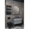 Тумба без раковины Vallessi 80*46cm DUST Grey мат 2 полки (402)