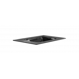 Столешница стекло 80 см моноблок BLACK