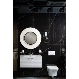 Зеркало SHINE Белое d82 light