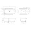 Ванна из искусственного камня Solid Surface CEZARES RELAX