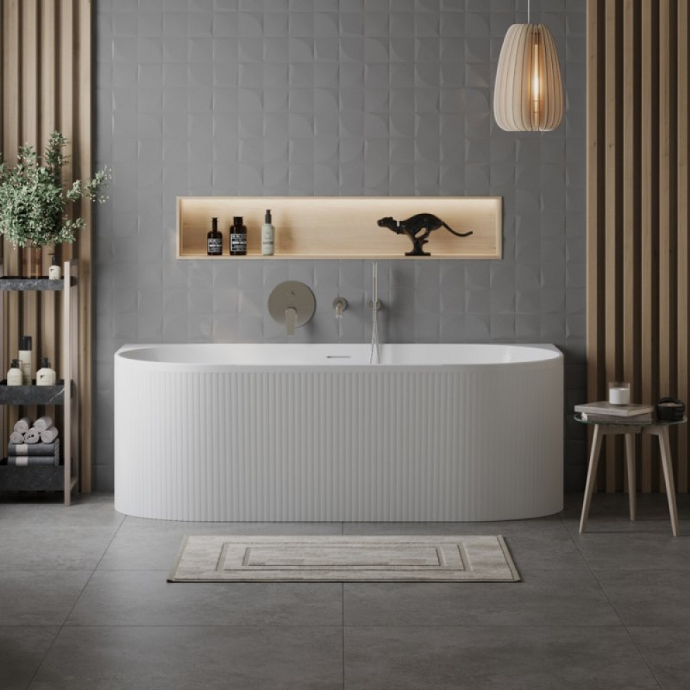 Ванна акриловая пристенная BelBagno ВВ412-MATT