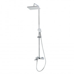 Душевая стойка со смесителем и изливом BelBagno ARDENTE-VSCM-CRM