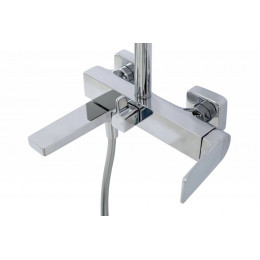 Душевая стойка со смесителем и изливом BelBagno ARDENTE-VSCM-CRM