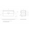 Мебель для ванной комнаты BELBAGNO ALBANO-CER-1050