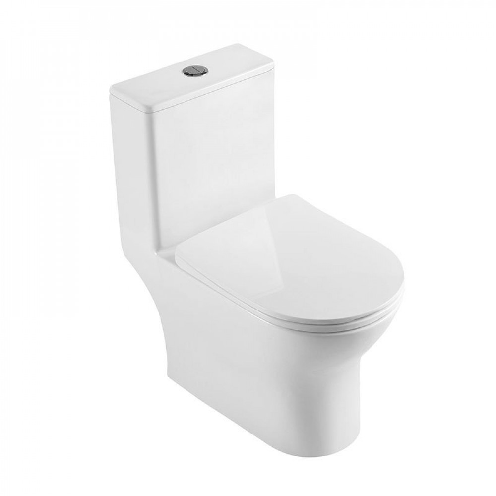 Унитаз-моноблок безободковый с сиденьем Belbagno LOUNGE