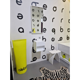 Зеркало ABBER Stein AS6640L белое матовое