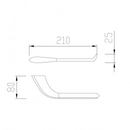 Бумагодержатель ABBER Nord AA1531 хром