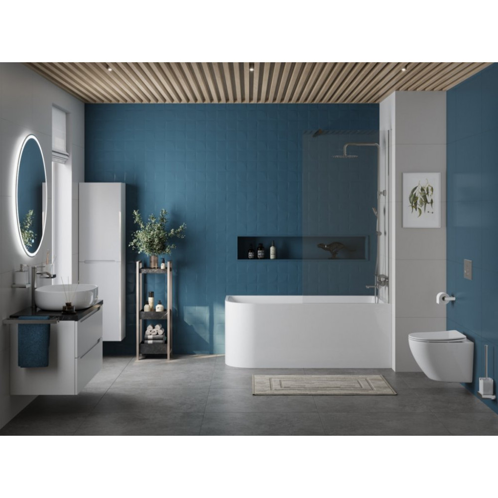 Ванна акриловая угловая BelBagno BB712