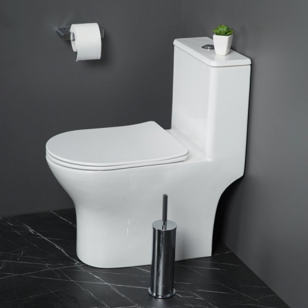 Унитаз-моноблок безободковый с сиденьем Belbagno LOUNGE